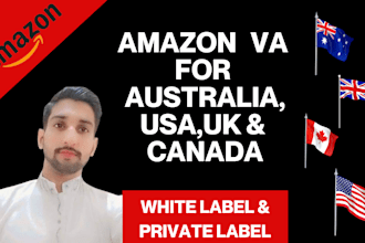 be your amazon fba VA for australia USA UK and canada