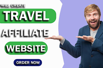 design autopilot travel affiliate website with amazon affiliate products