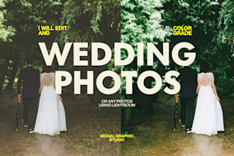 edit and color grade your wedding photos in lightroom