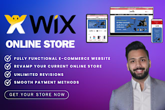 build affordable wix website design or wix online store