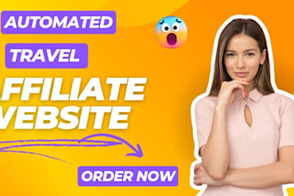 build automated travel affiliate marketing website with autoblog