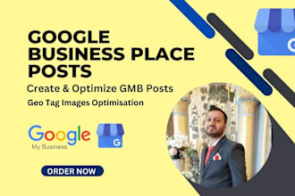 create gbp posts and gmb posts with geotag images