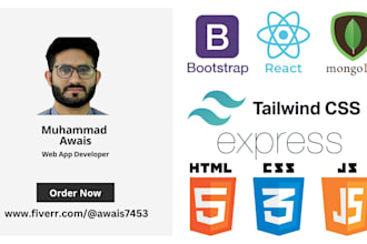 convert the figma design to react or next js with tailwind CSS  or bootstrap