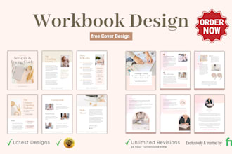 design ebooks, workbooks, pdf lead magnets