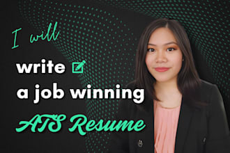 write and upgrade ats resume, tech resume, and cover letter