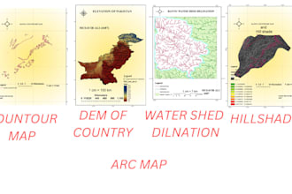 create cloud based mapping on arc map software for you of any place on earth