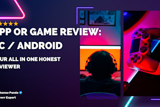 test and review game and app for PC or android app tester