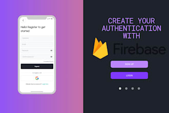 create firebase authentication with login and registration pages in flutter