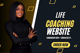 design wordpress life coaching, consultant website with booking functionalities