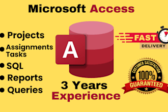 do any task related to ms access
