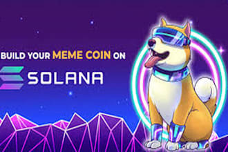 create solana meme coin, solana spl token presale defi dapp launchpad