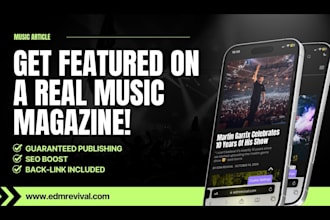 put you on the front cover of a real music magazine