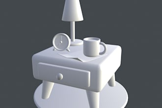 create 3d props for games, 3d printing, videos