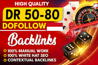 create high quality thai indo cambodia korea high da DR dofollow SEO backlinks