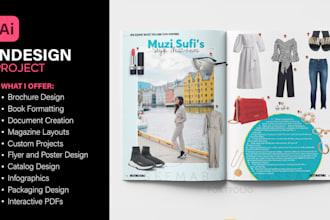 do any adobe indesign project with expertise and creativity