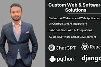 fix and develop custom software web applications and ai integrations