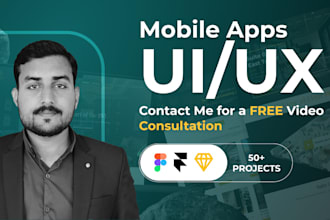 do professional uiux design for apps, landing pages