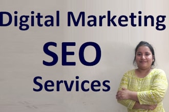 do complete monthly SEO service keyword onpage, offpage backlinks on high da web