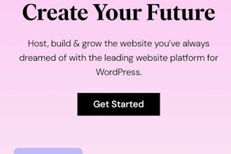 design a website for your brand with wordpress and elementor