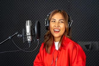 write and sing soulful melodious christian gospel song as a female vocalist