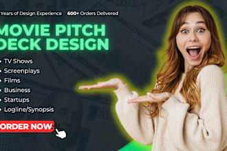 create a film pitch deck, TV and movie pitch deck