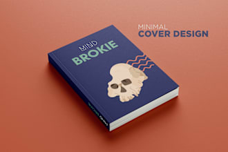 create a minimalist book cover or kindle cover