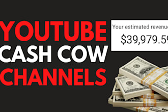 create youtube cash cow videos and faceless cash cow videos