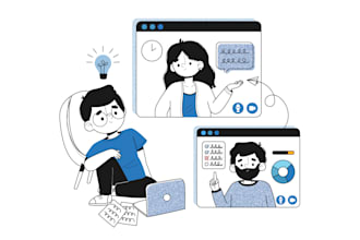 design beautiful modern flat vector icons and illustrations