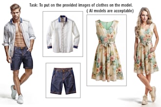 put any clothes on any model