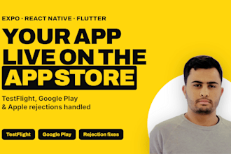 publish your expo app to app store, testflight and google play