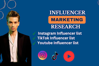 find influencers from instagram, youtube, and tiktok