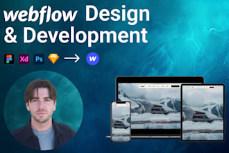 develop a responsive modern webflow website for you
