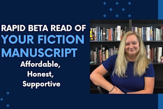rapidly beta read your fiction manuscript