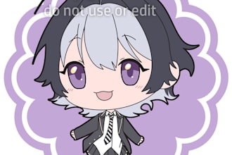 draw chibi character with cute art style