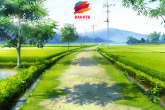 create anime, games, illustration, and visual novel background painting