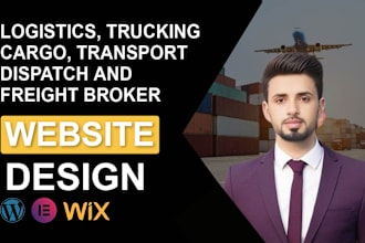 create logistics, dispatch, trucking, freight, moving company transport website