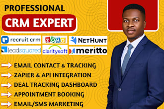 automate zoho recruit leadsquared claritysoft nethunt CRM bigcontacts meritto