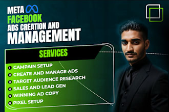 create and manage meta ads facebook and instagram ads campaign