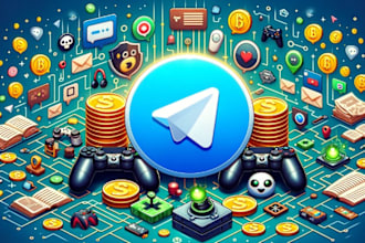 build telegram game bot, telegram music bot, telegram crypto bot, payment bot