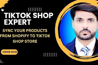 sync your products from shopify to tiktok shop store