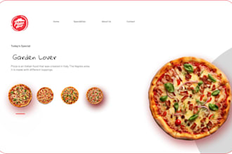 make attractive creative and detail oriented website