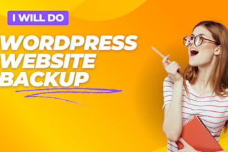 do wordpress website backup
