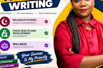 do religious studies tasks, child health and development assignment, wellness