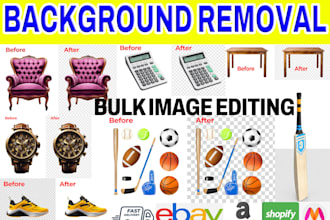 do bulk image and product photo background remove