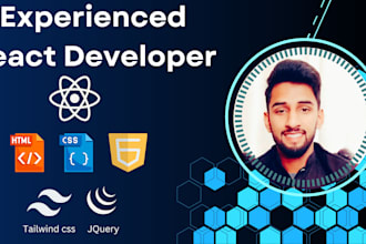 develop responsive and functional websites using react