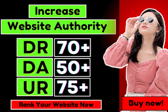 increase domain rating ahrefs dr ur domain authority moz da majestic tf
