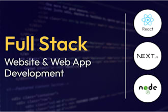 build responsive websites and web apps using react, next js, node js