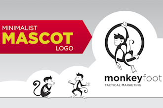 design a simple mascot logo