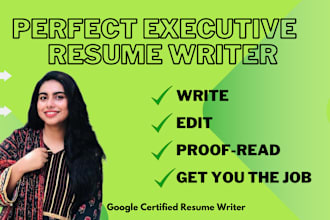 write the perfect executive resume for you