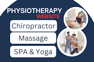 design personal trainer website massage spa therapy websites